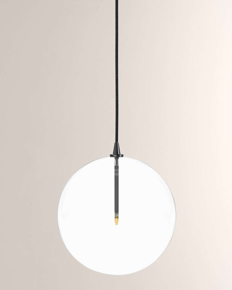 Schwung Collection Glass Globe Large Pendant Light